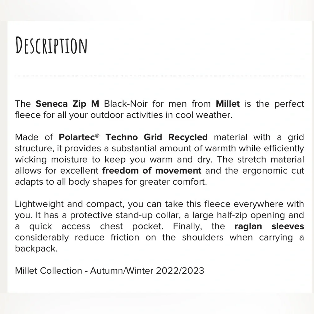 Millet Seneca Tecno Zip Fleece Jacket Men’s Black/Green combo , L/XL - Picture 9 of 9